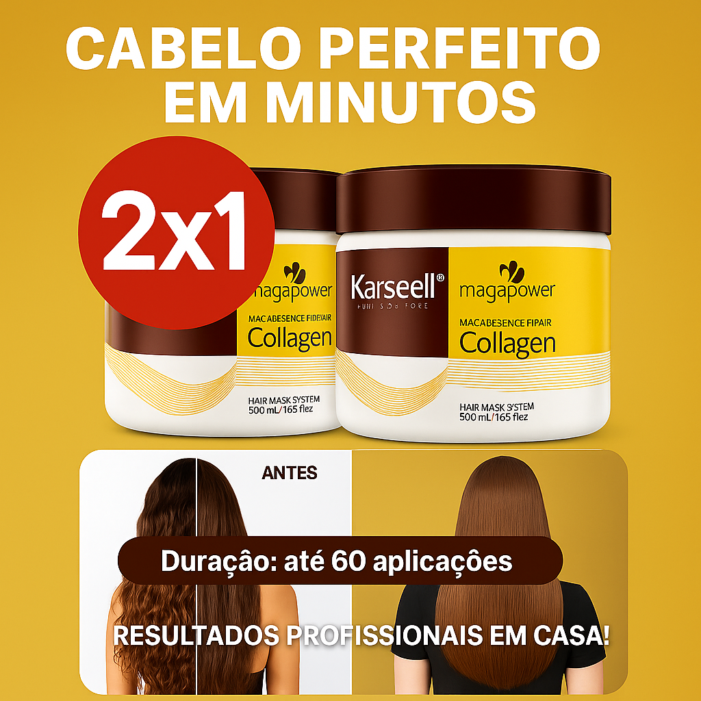 Máscara Capilar Karsell: Renove e Revitalize seu Cabelo