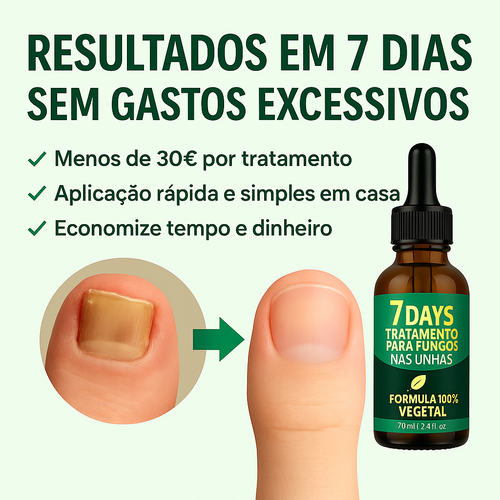 Fungiclear 7™ - Tratamento anti-fungos 100% natural de 7 dias